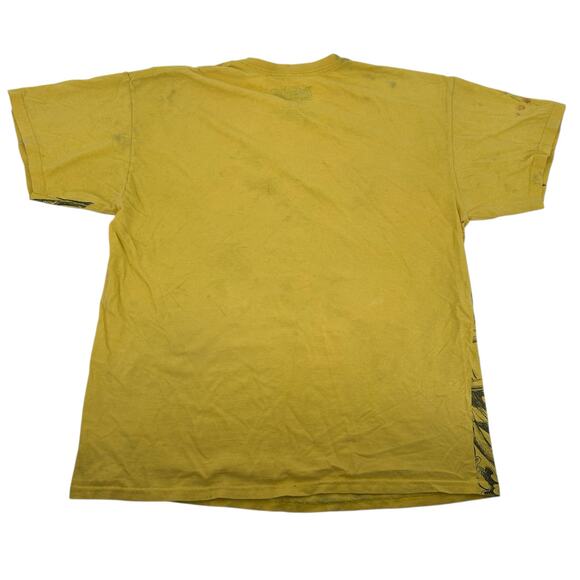 VTG y2k men's MMA Elite skull raven angel wings cyber grunge graphic AOP t shirt - Picture 6 of 8